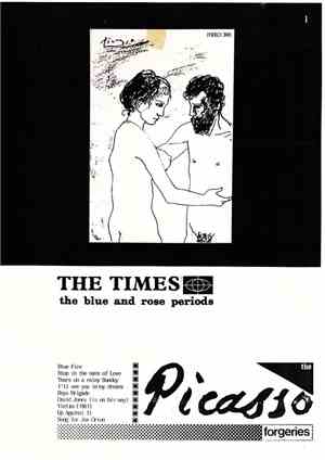 The Times - The Picasso Forgeries - The Blue And Rose Periods