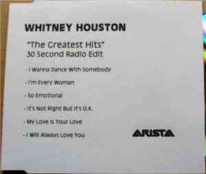 Whitney Houston - The Greatest Hits (30 Second Radio Edit)