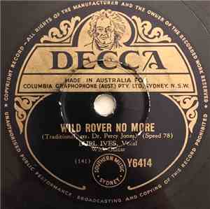 Burl Ives - Wild Rover No More / The Station Cook / The Springtime, It Brin ...