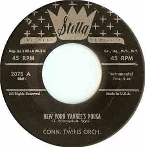 Conn. Twins Orch. - New York Yankee's Polka