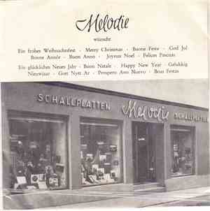 Unknown Artist - Melodie Wünscht Ein Frohes Weihnachtsfest / Ein Glückliche ...