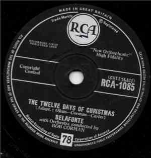 Belafonte With Orchestra Conducted By Bob Corman - The Twelve Days Of Chris ...