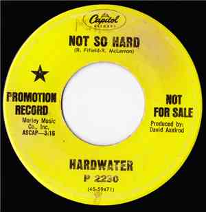 Hardwater - Not So Hard / City Sidewalks