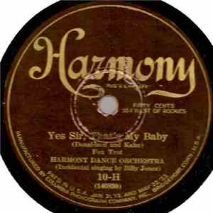 Harmony Dance Orchestra - Yes Sir, That's My Baby / Cecilia