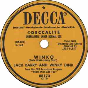 Jack Barry And Winky Dink - Winko