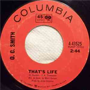 O. C. Smith - That's Life / I'm Your Man