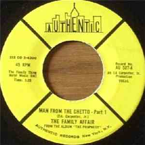 The Family Affair  - Man From The Ghetto
