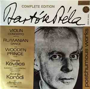 Bartók Béla - Dénes Kovács Violin Budapest Philharmonic Orchestra conducted ...