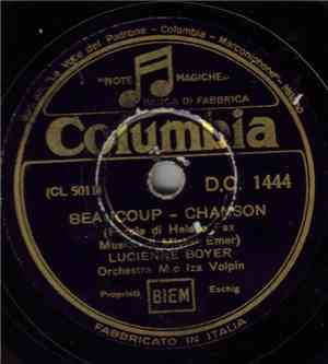 Lucienne Boyer - Beaucoup / Un Amour Comme Le Notre