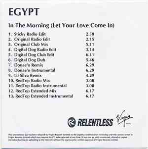 Egypt - In The Morning (Let Your Love Come In)