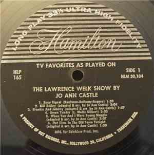Jo Ann Castle - TV Favorites As Played On The Lawrence Welk Show