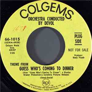 Orchestra Conducted By DeVol - Theme From Guess Who's Coming To Dinner
