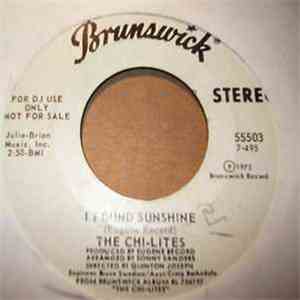 The Chi-Lites - I Found Sunshine