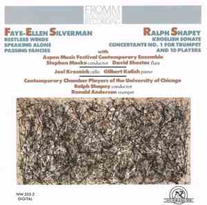 Faye-Ellen Silverman, Ralph Shapey With Aspen Music Festival Contemporary E ...