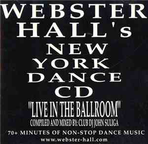 Various - Webster Hall's New York Dance CD Vol 1