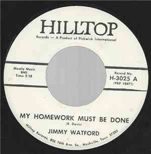 Jimmy Watford - My Homework Must Be Done