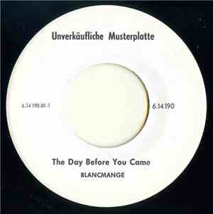 Blancmange - The Day Before You Came