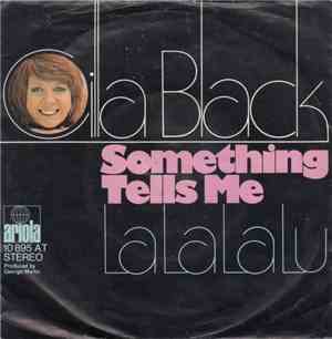 Cilla Black - Something Tells Me / La La La Lu