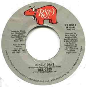 Bee Gees - Lonely Days / Words