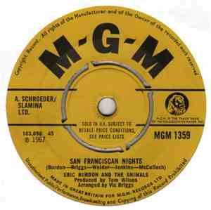 Eric Burdon And The Animals - San Franciscan Nights