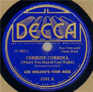 Leo Soileau's Four Aces - Corrine Corrina (Where You Stayed Last Night) / N ...