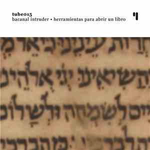 Bacanal Intruder - Herramientas Para Abrir Un Libro