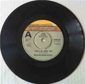 Brian & Brenda Russell - That's Alright Too / Who Loves You