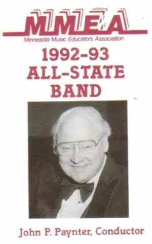 MMEA All-State Band, John P. Paynter - 1992-93 All-State Band