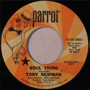 Tony Newman - Soul Thing / Let The Good Times Roll