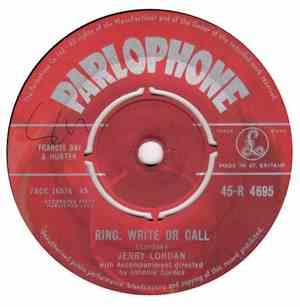 Jerry Lordan - Ring, Write Or Call