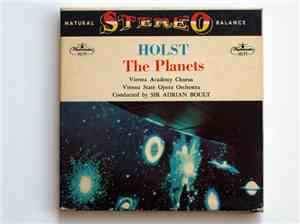 Sir Adrian Boult - Gustav Holst, The Planets, pre-recorded, reel to reel au ...