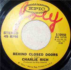 Charlie Rich - Behind Closed Doors / A Sunday Kind Of Woman