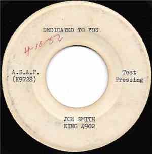 Joe Smith  - Dedicated To You / Short Walk