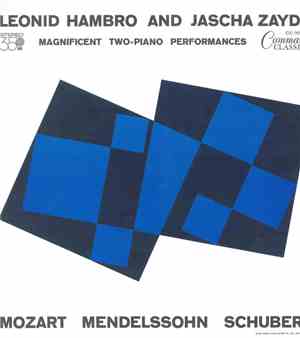 Leonid Hambro & Jascha Zayde - Mozart Piano Sonata In F For Four Hands K.49 ...