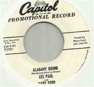 Les Paul & Mary Ford - Texas Lady / Alabamy Bound