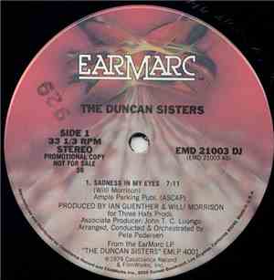 The Duncan Sisters - Sadness In My Eyes / Outside Love