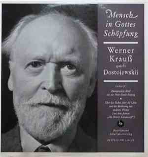 Werner Krauß Spricht Dostojewskij - Mensch In Gottes Schöpfung