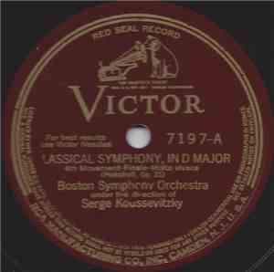 Boston Symphony Orchestra - Classical Symphony, In D Major