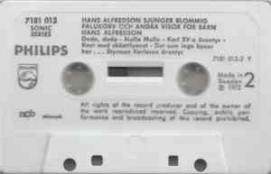 Hans Alfredson - Hans Alfredson Sjunger Blommig Falukorv Och Andra Visor Fö ...