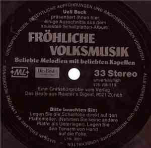 Various - Fröhliche Volksmusik
