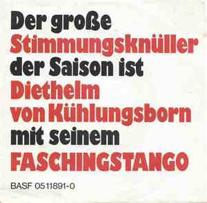 Diethelm Von Kühlungsborn - Faschingstango