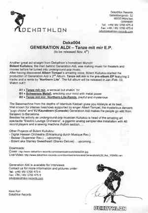 Generation Aldi - Tanze Mit Mir