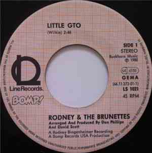 Rodney & The Brunettes - Little GTO / Holocaust On Sunset Blvd.