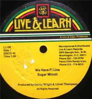 Sugar Minott - We Have Fi Live