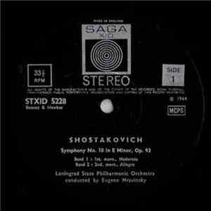 Shostakovich - Eugene Mravinsky, Leningrad State Philharmonic Orchestra - S ...