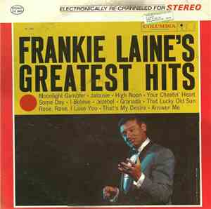 Frankie Laine - Frankie Laine's Greatest Hits