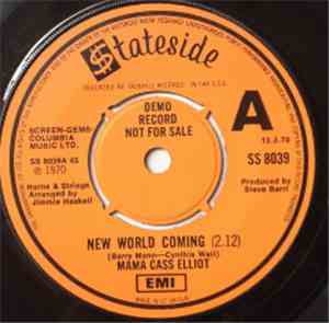 Mama Cass Elliot - New World Coming