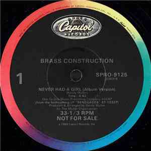 Brass Construction - Never Had A Girl