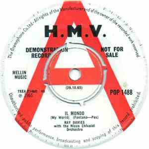Ray Davies  With The Nicco Chivaldi Orchestra - Il Mondo (My World)