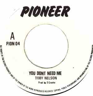 Toby Nelson - You Don't Need Me